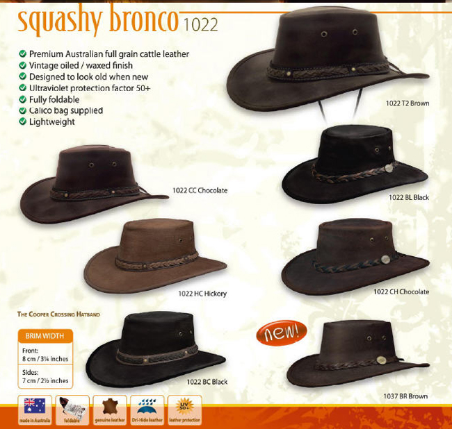 The Squashy Bronco T2 Hat by Barmah